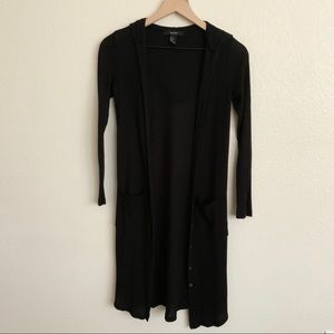 Forever 21 Hooded Cardigan
